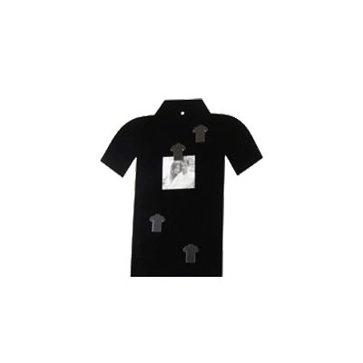 Memoboard mit Magneten T-SHIRT schwarz
