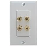Icarus Spring Loaded Speaker Binding Posts - 4 Ports