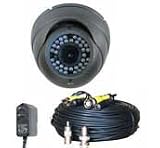 1/3" Sony CCD IR CCTV Security Surveillance Color Dome Vandal Proof Camera 4 9mm Lens with Free Power Supply and 100 ft Cable 1O9