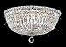 8-Light Chrome & Pewter Ceiling Flushmount - HERM3802-18/FS