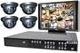 DVR-PKG4 - 2CG904CDR - 4 Ch 120 / 120 FPS MPEG 4 Triplex DVR w/ Real-time Display / Recording Digital Video Recorder Stand Alone w/ 500 G Hard Drive, CD-RW, & REMOTE CONTROL UNIT, (2) 2CG915D - 1/3 Sony 420 TV Lines Indoor 30 FT, 14 LED, 2 Axis, Multiple Angle IR Dome Camera, (2) 2CG915IR - 1/3 Sony CCD High Resolution NIGHT VISION IR Surveillance Camera w/ 4.0 mm Lens , (1) 500 FT Roll of Siamese Cable , (8) Twist on connectors, (1) Samsung or LG 19" LCD Display Monitor , & (1) 9 Port Power Box <li> Please see Amazon ASIN: B000JZ0XYY for complete DVR specifications <li> Please see Amazon ASIN: B000IXP94G for complete 2CG915D specifications <li> Please see Amazon ASIN: B000GKP5T0 for complete 2CG915IR specificationsfor complete 2CG915IR specifications