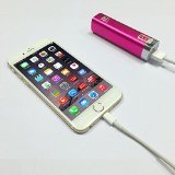 LAX-Gadgets-2600mAh-Power-Bank-for-Cell-PhonesTablets--Retail-Packaging--Pink