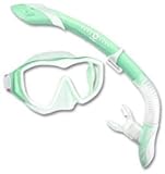 Aqualung by US Divers Diva LX Mask / Island Dry Snorkel Set Aqualung by US Divers Diva LX Mask / Island Dry Snorkel Set