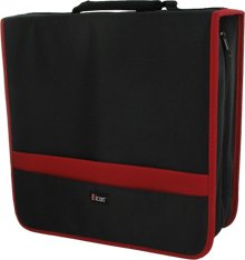 Software: Icon 304 Capacity CD/DVD Organizer Carrying Case   Red
