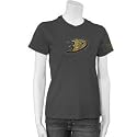 Reebok Anaheim Ducks Ladies Charcoal Better Logo T-shirt