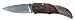Suchen : Klappmesser,Chrom-Edelholzgriff, Einhand, L&auml;nge: 16 cm, Klinge: 6,7 cm