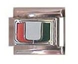 Miami Hurricanes Italian Style Charm