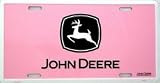 John Deere Pink Ladies License Plate