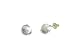 Howlite Gemstone Stud Fashion Earrings, 8mm