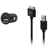 Belkin F8Z446 Micro Auto Charger with Charge Sync Cable for iPhone and iPod