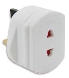 UK Mains Plug To 2 Pin Shaver Charger Cable Adaptor Converter