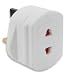 UK Mains plug to 2 Pin Shaver charger cable adaptor converter.
