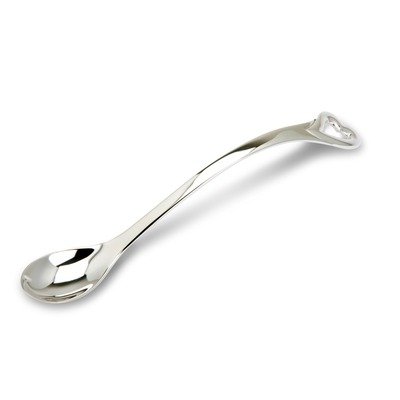 Heart Sterling Silver Baby Feeding Spoon