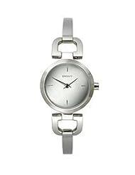 DKNY Silver-Tone D Link Mirror Dial Womens watch #NY8869