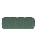 Noritake Colorwave Green Set of 4 Mini Quad Plates, 6.5