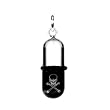 Skull Pill Pendant - Stainless Steel - 1'' Length Skull Pill Pendant - Stainless Steel - 1'' Length