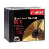 Imation Business Select CD-R with Jewel Case, 10 Each per Pack, Gold IMN17355