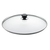 Scanpan Classic Ceramic Titanium 14 1/4 -Inch Diameter Glass Cover with Stainless-Steel Rim