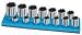 1/2 Dr., 14-Hole, Shallow Socket Holder - Blue - 5010 by Mechanic's Time Savers - Mechanic's Time Savers - 5010