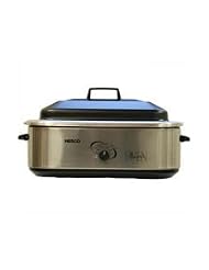 Nesco 48082520 18 Qt Stainless Steel W/ Stainless Steel Cookwell Oven Roaster