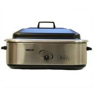 Nesco 18-qt. Stainless Steel Roaster with Stainless Steel Cookwell