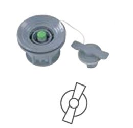 JOYCRAFT(ジョイクラフト) VK-2C エアバルプ(平面バルプ)交換キット バルプC バルプ2個+レンチ オプションパーツ ゴムボート