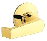 Schlage A25D-605 Bright Brass Exit Lock Levon Handle