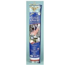 Nylon Deluxe Us Flag Set - 011430R 3X5 Delux Us Flag Set