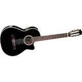 La Patrie Hybrid CW Black Nylon String Guitar (Natural)