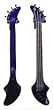 Fender blue ashbory fretless elecric bass guitar with gig bag