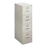 Basyx BSXH414PQ Vertical File- 4-Drawer- Letter- 15in.x22in.x48-.75in.- Gray