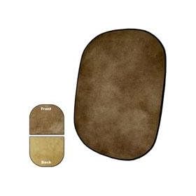 Savage Infinity 60 x 72 Collapsible Disc / Reversible Muslin Style Background - Earth Tone
