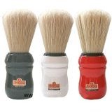 Omega Shave Shaving White Handle Boar Bristle Brush