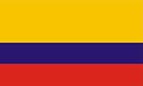 SOUTHAMERICA REPUBLIC OF COLOMBIA YELLOW BLUE RED FLAG