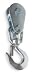 Industrial Grade 1DLK4 Pully Block w/Swivel Hook, 2400 Lb Cap