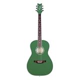 Daisy Rock Debutante Serenade Parlor Acoustic Guitar, Glorious Green