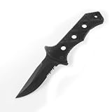 A.O.W. Drop Point Fixed Blade, G10 Handle, 3.5 in. TiNi Blade,Combo