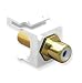ICC IC107B6GWH RCA Female to Female Insert Module White