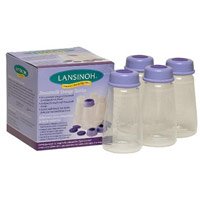 Lansinoh Breast Milk Storage Bottles 4 pk.