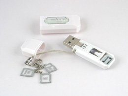 BlueProton MicroSD / MicroSDHC & Memory Stick Micro M2 USB 2.0 Card Reader