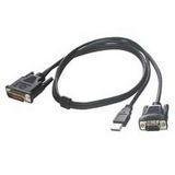 Cables To Go - 38058 - 10ft M1 Male to HD15 and USB Male Cable