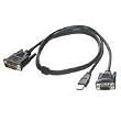 Cables To Go - 38059 - 15ft M1 Male to HD15 & USB Male Cable