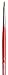 da Vinci Watercolor Series 1887K Paint Brush, Flat Light Ox Sabeline Hair, Size 1 (1887K-1)