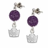 Los Angeles Kings Ovation Crystal Earrings