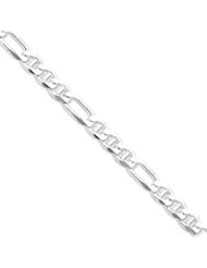 Sterling Silver Figaro Anchor Chain QAF220-9"