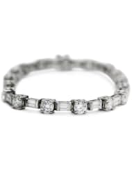 Diamond 18k White Gold Tennis Bracelet