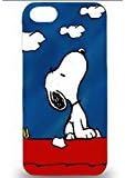 Iphone 5/5s Blue background classical cover Snoopy Phone Case 3D Snoopy Cute wonderful cartoon cover shell Iphone 5/5s Newest item 2016 April release phone case 3D