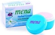MENA NATURAL WHITE PEARL CREAM WHITENING 3G.x2 Packs.