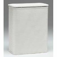 Chelsea Decorator Color Wicker Hamper Color: White