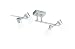 Trio 8160041-07 Halogen Balken Nickel matt Glas opal matt Länge 55 cm Breite 25 cm Glas Ø 6 cm